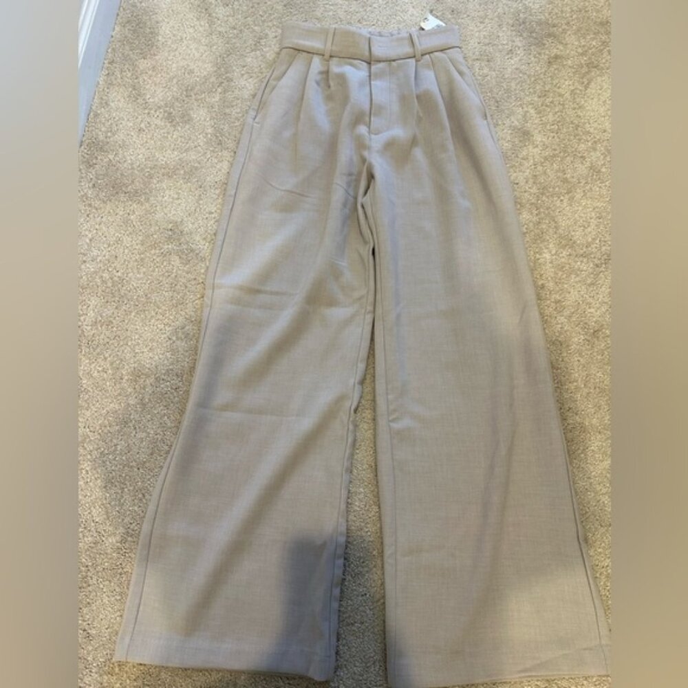 Abercrombie & Fitch sage green trouser pants 26/2 Regular NWT